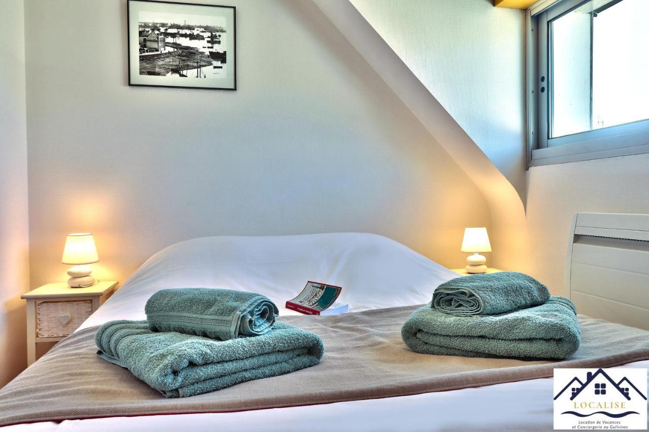 Localise - M3A La Maison Du Pecheur Au Guilvinec - Chambres Vue Mer - A 20M De La Mer Situee A La Pointe De Men Meur - Tout A Pied, Plage, Port, Centre, Commerces, Marche - Wifi Inclus - Linge De Lit Inclus - Jardin Clos - En Option , Menage Et Servi 外观 照片