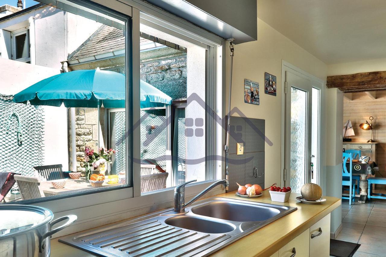 Localise - M3A La Maison Du Pecheur Au Guilvinec - Chambres Vue Mer - A 20M De La Mer Situee A La Pointe De Men Meur - Tout A Pied, Plage, Port, Centre, Commerces, Marche - Wifi Inclus - Linge De Lit Inclus - Jardin Clos - En Option , Menage Et Servi 外观 照片