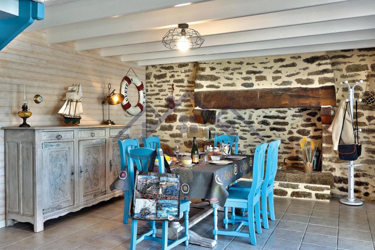 Localise - M3A La Maison Du Pecheur Au Guilvinec - Chambres Vue Mer - A 20M De La Mer Situee A La Pointe De Men Meur - Tout A Pied, Plage, Port, Centre, Commerces, Marche - Wifi Inclus - Linge De Lit Inclus - Jardin Clos - En Option , Menage Et Servi 外观 照片