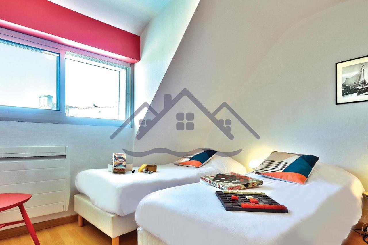 Localise - M3A La Maison Du Pecheur Au Guilvinec - Chambres Vue Mer - A 20M De La Mer Situee A La Pointe De Men Meur - Tout A Pied, Plage, Port, Centre, Commerces, Marche - Wifi Inclus - Linge De Lit Inclus - Jardin Clos - En Option , Menage Et Servi 外观 照片