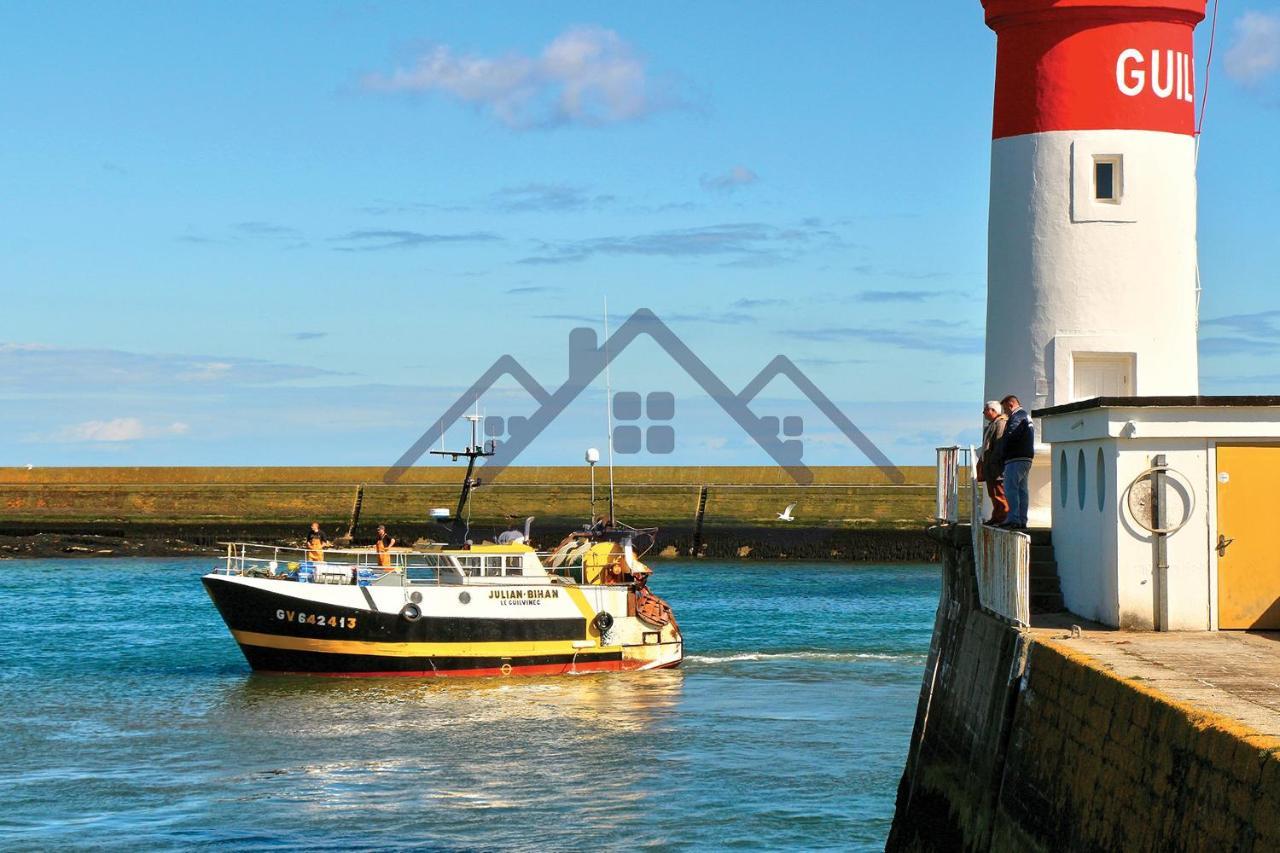 Localise - M3A La Maison Du Pecheur Au Guilvinec - Chambres Vue Mer - A 20M De La Mer Situee A La Pointe De Men Meur - Tout A Pied, Plage, Port, Centre, Commerces, Marche - Wifi Inclus - Linge De Lit Inclus - Jardin Clos - En Option , Menage Et Servi 外观 照片